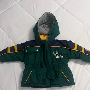 Vintage  90s Outbrook Kids Yellow Jacket